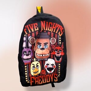 Five Nights At Freddy's Video Game Backpack Children's Shoulder Bag Schoolbag